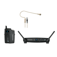 SYSTEM 10 DIGITAL HEADSET WIRELESS SYSTEM: ATW-R1100 RECEIVER AND ATW-T1001 UNIPAK TRANSMITTER WITH